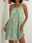 Women's Floral Ruched Asymmetrical Mini Dress Beach Sleeveless Summer