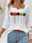 Women's Blouse Elegant Floral Regular Tops 3/4 Length Sleeve Notched Neck Print Regular Fit Daily Going out White Summer