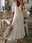 Women's White Dress Maxi Dress Ruffle Streetwear Maxi V Neck Half Sleeve White Color