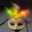 Carnival LED Feather Luminous Mask Half Face Princess Mask Eye Mask Festival Party Decoration Gift 1PC