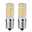 E17 LED Light Bulbs 5W Non-Dimmable Refrigerator Lights, Warm White/White 2pcs 110V-130V