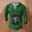 Men's St. Patrick Graphic Shamrock T Shirt T shirt Tee Tee Top Long Sleeve 3D Print Fashion Designer Basic Vacation Street Going out Spring &  Fall 1 2 3 4 5 Henley Henley T-Shirt