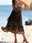 Women's Cami Dress Floral Ruffle Hem Strap Maxi Dress Bohemia Vacation Sleeveless Summer Beach