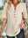 Women's Shirt Blouse Dressy Tops Basic Solid Color Plain Regular Tops Short Sleeve Notched Neck Buttons Regular Fit Daily Beige Summer