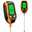 4-in-1 Soil Moisture Meter Inspection Plant Temperature/Soil Moisture/Soil PH Meter/Sunlight Intensity Test Meter for Gardening Farming Indoor and Outdoor Plants