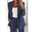 Women's Blazer Work Solid Color Professional Regular Fit Outerwear Long Sleeve Fall Black S