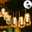 Elegant Wedding Party Reception Solar Outdoor String Lights – 5M 20 Vintage Bulbs for Camping, Patio, Garden, Waterproof LED Light with Solar Panel