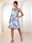 Women's Tank Dress Leaf Print Crew Neck Mini Dress Casual Vacation Sleeveless Summer