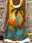 Women's Plus Size Curve Tank Dress Coconut Tree Midi Dress Sleeveless Basic Knit U Neck Fashion Vacation Yellow Khaki Summer XL 2XL 3XL 4XL 5XL