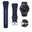 Watch Band for Samsung Watch 3 45mm, Galaxy Wacth 46mm, Gear S3 Classic / Frontier, Gear 2 Neo Live Silicone Replacement  Strap 22mm Adjustable Sport Band Wristband