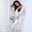 Women's Gift Robes Gown Pajamas Bathrobes Home Party Wedding Party Lace Patchwork Pure Color Spandex Simple Casual Soft Fall Winter Long Sleeve Lace Up Belt Included Home Outfits