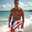 Men's Flag American Flag National Flag Swimming Trunks Board Shorts Shorts Mid Waist Fashion Streetwear Hawaiian Casual Daily Holiday Pocket Drawstring Elastic Waist Designer Clothing Apparel