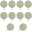 10pcs 2W G4 LED Disc Bi-pin Light Bulb 200lm 21LED SMD2835 Warm White 20W Halogen Equivalent for Puck Lights in RV Trailers Campers Automotive Lighting 12-24V