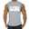 men's man animal bodybuilding tops tank shirt vintage print t-shirt vest muscle shirt print 85% cotton 15% elastane, black , m