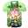 St. Patrick's Day Shamrock Irish T-shirt Anime Cartoon Anime 3D Harajuku Graphic T-shirt For Couple's Men's Women's Adults' 3D Print St.Patrick's Day