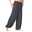 Men's Trousers Casual Pants Baggy Harem Pants Flowy Solid Color Plain Breathable Soft Full Length Yoga Casual Trousers Casual / Sporty Loose Fit Black White Micro-elastic