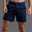 Men's Shorts Chino Shorts Bermuda shorts Work Shorts Pocket Plain Comfort Breathable Short Sports Outdoor Daily Stylish Casual / Sporty Black White Micro-elastic