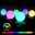 Swimming Pool LED Light, LED Small Night Light 16 Color Adjustable Round Ball Night Light, Outdoor Waterproof LED Luminous Circular Ball Lamp Courtyard Outdoor Gathering Festival Atmosphere Lamp 1pc