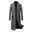 Men's Winter Coat Overcoat Trench Coat Daily Wear Going out Winter Wool Thermal Warm Washable Outerwear Clothing Apparel Fashion Warm Ups Solid Colored Multi Pocket Turndown Single Breasted