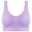 Underwear Women's Plus Size Deep U Comfortable Beauty Back Yoga Vest with Pads No Steel Ring Gathered Shock-proof Sports Bra