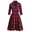 Women's Tartan Dress Swing Dress Plaid Dress Vintage Dress Green Red Long Sleeve Plaid Lace up Winter Fall Shirt Collar Mature Winter Dress Fall Dress 2022 S M L XL XXL