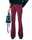 Women's Dress Pants Bootcut Corduroy Medium Waist Full Length claret