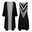 Women's Dress Set Two Piece Dress Long Dress Maxi Dress Black and white stripes Long Sleeve Color Block Print Winter Fall Crew Neck Vacation Winter Dress Weekend Fall Dress Loose Fit 2023 S M L XL