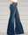 Women's Jeans Bootcut Denim Baggy Full Length Blue Autumn / Fall