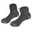 Men's 2 Pairs Socks Knitted Socks Slipper Socks Black and Dark Gray Black Color Color Block Casual Daily Sports Warm Fall & Winter Fashion Comfort