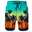 Men's Board Shorts Swim Shorts Swim Trunks Summer Shorts Beach Shorts Drawstring Elastic Waist 3D Print Graphic Coconut Tree Breathable Quick Dry Short Casual Daily Holiday Streetwear Hawaiian Black