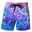 Men's Board Shorts Swim Shorts Swim Trunks Summer Shorts Beach Shorts Drawstring Elastic Waist Tie Dye Comfort Breathable Short Casual Holiday Beach Streetwear Stylish 1 2