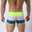 Men's Swimwear Swim Trunks Swim Briefs Mesh Drawstring Color Block Breathable Soft Simple Comfort Black White