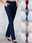 Women‘s Dress Work Casual Pants Trousers Straight Full Length Pocket Stretchy Trousers  Daily Black Wine S M