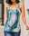 Women's Tank Top Abstract Print Casual Tunic Basic Neon & Bright Sleeveless V Neck Pink