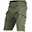 Men's Tactical Shorts Cargo Shorts Zipper Pocket Plain Waterproof Breathable Outdoor Daily Going out Fashion Casual Black Green