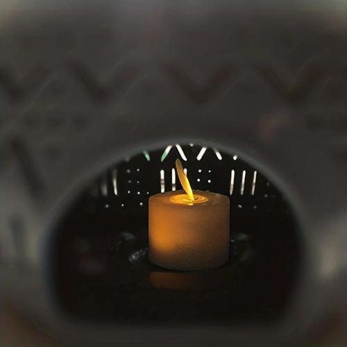 6pcs Rechargeable LED Flameless Candles - Battery Operated Votive Tea Lights for Pumpkin, Valentine's Day, Thanksgiving, and Wedding Decorations