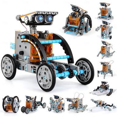 12-in-1 STEM Solar Robot Kit Toys Gifts for Kids Educational Building Science Experiment Set Birthday for Kids Boys Girls