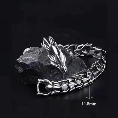 longrui cross-border new products retro dragon head longlin bracelet hip-hop domineering exaggerated punk keel bracelet wholesale