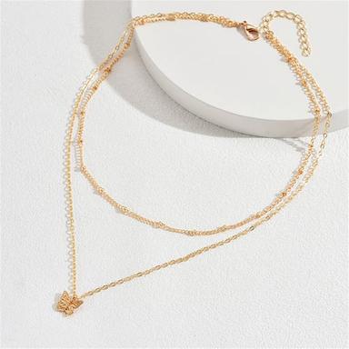 Women's necklace Fashion Outdoor Butterfly Necklaces Gold