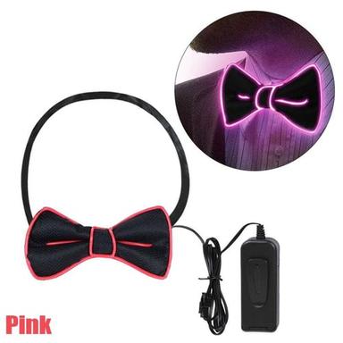 Glow in the Dark LED Bow Tie Luminous Carnival Flashing Necktie For Birthday Party Wedding Holiday Decoration Cosplay Costume
