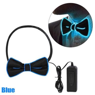 Glow in the Dark LED Bow Tie Luminous Carnival Flashing Necktie For Birthday Party Wedding Holiday Decoration Cosplay Costume