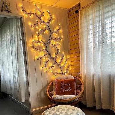 Elegant Wedding Reception Party Bendable Willow Vine Lights 8 Modes for Home Decor 144 LEDs for Christmas Party Holiday Decor Branch Rattan Lamp Festival Wedding Decoration
