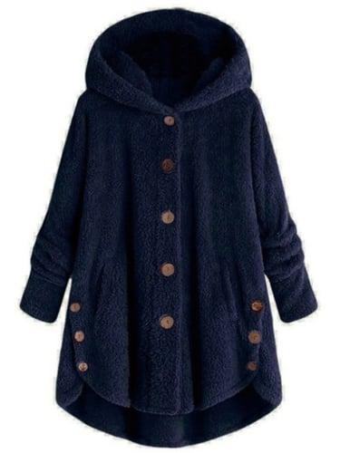 Women's Fleece Jacket Sherpa Jacket Teddy Coat Outdoor Valentine's Day Daily Fall Winter Coat Regular Fit Windproof Warm Comtemporary Stylish Plush Jacket Long Sleeve Leopard Plain Oversize Black