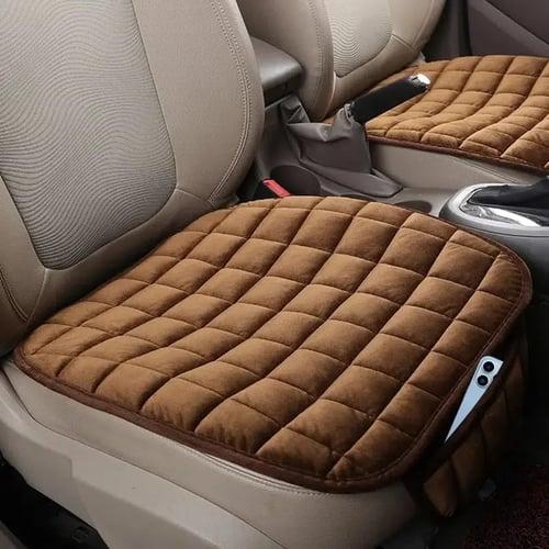 1Pc Car Seat Cushion Non-Slip Rubber Bottom Car Seat Covers With Storage Pockets Comfort Memory Foam Driver Seat Cushion Car Seat Pad Universal