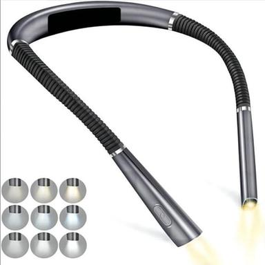 LED Neck Reading Lights Novelty Flexible Neck Lights Handsfree Book Light Hanling Read Lamp Portable USB Rechargeable Book Lighting