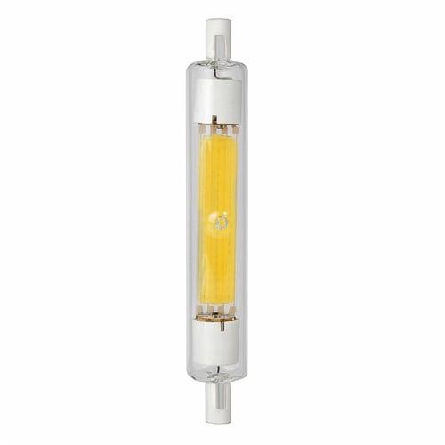 Dimmable No Flicker LED R7S Glass COB Tube Bulb 78MM 118MM Corn Lamp 110V 220V High Power J78 J118 Replace Halogen Light Lampadas