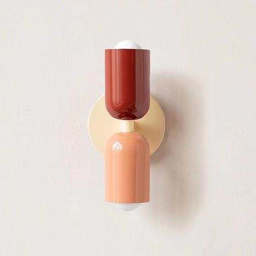 LED Wall Lamps Copper Minimalism Up and Down Warm White Light 5W 3000K Wall Sconces Modern Contemporary Style Living Room Bedroom Dining Room Metal Wall Light