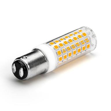 2Pcs LED Bulbs BA15D/B15/B15D 6W 100W Equivalent to a Halogen Bulb JCD Type T3/T4 B15 Double Connection 220V
