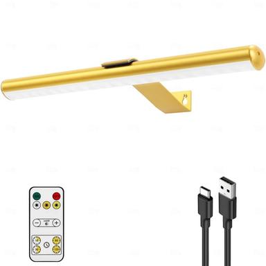 Rechargeable Picture Light with Remote, Dimmable Wireless Battery Painting Light, Art Light Display Lamp with Dimmable Timer, Picture Light for Picture Gallery Dart 30/40cm