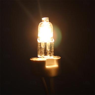 10pcs G4 Halogen Bi-Pin Light Bulbs 12V 20W Dimmable 3000K Warm White for Under Cabinet Puck Light Chandeliers Landscape Lighting